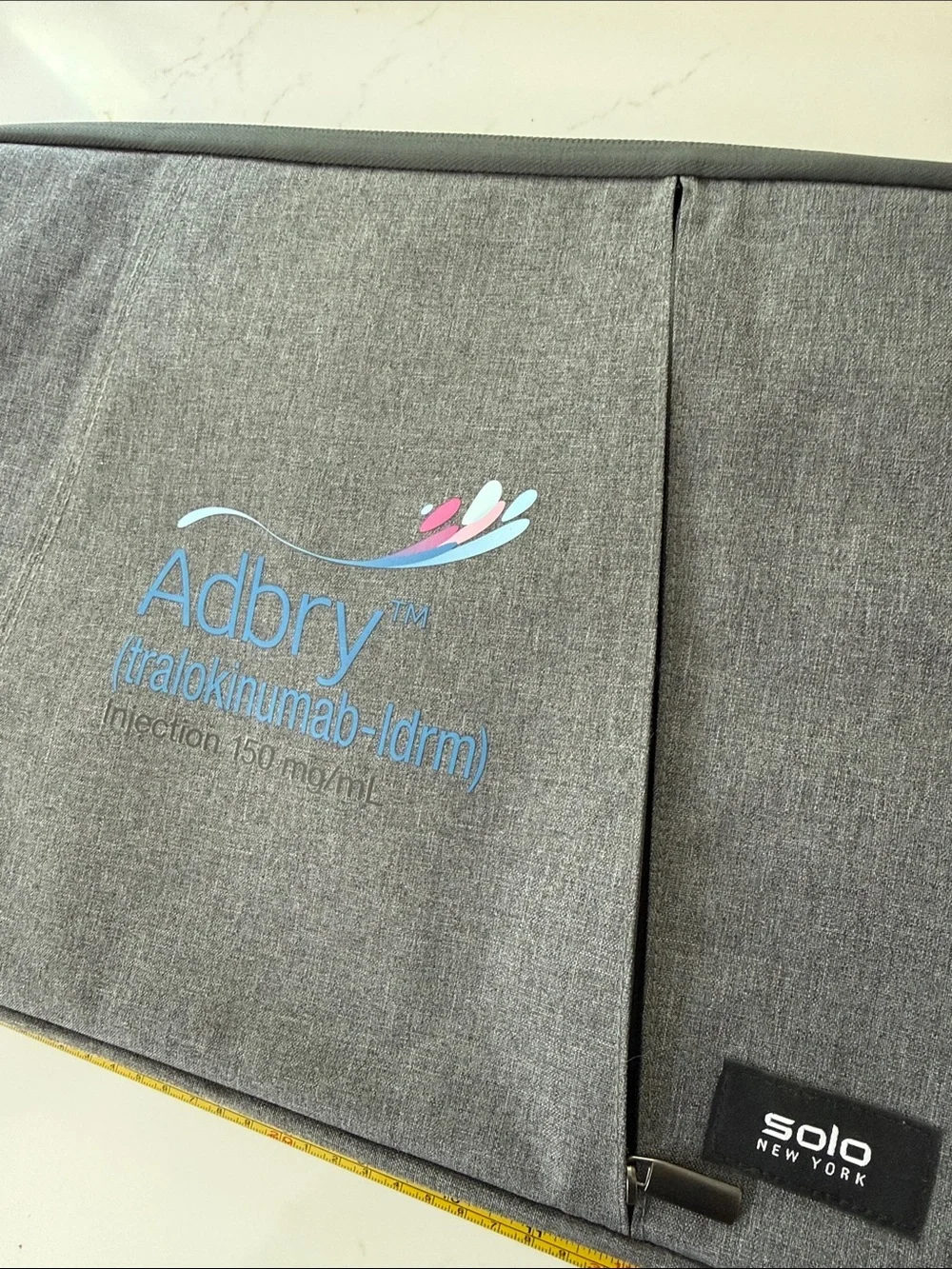 Adbry Gray Laptop Sleeve by Solo New York - Padded Laptop Bag Never Used